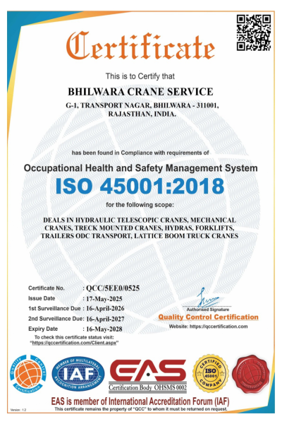 Bhilwara Crane Services | www.bhilwaracrane.com